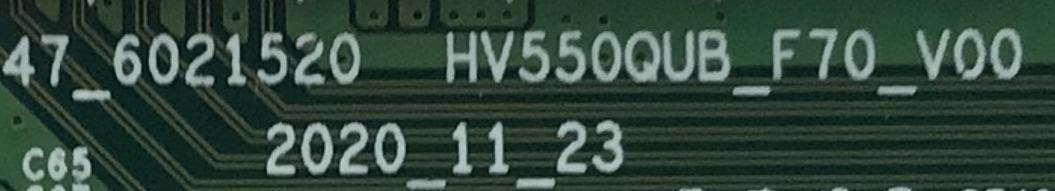 T-CON PARA TV RCA / NUMERO DE PARTE 44-9771834A / 47_6021520 / XY5A18D8510 / PANEL HV550QUB-F70 / MODELO RWOSU5549-B - Imagen 3